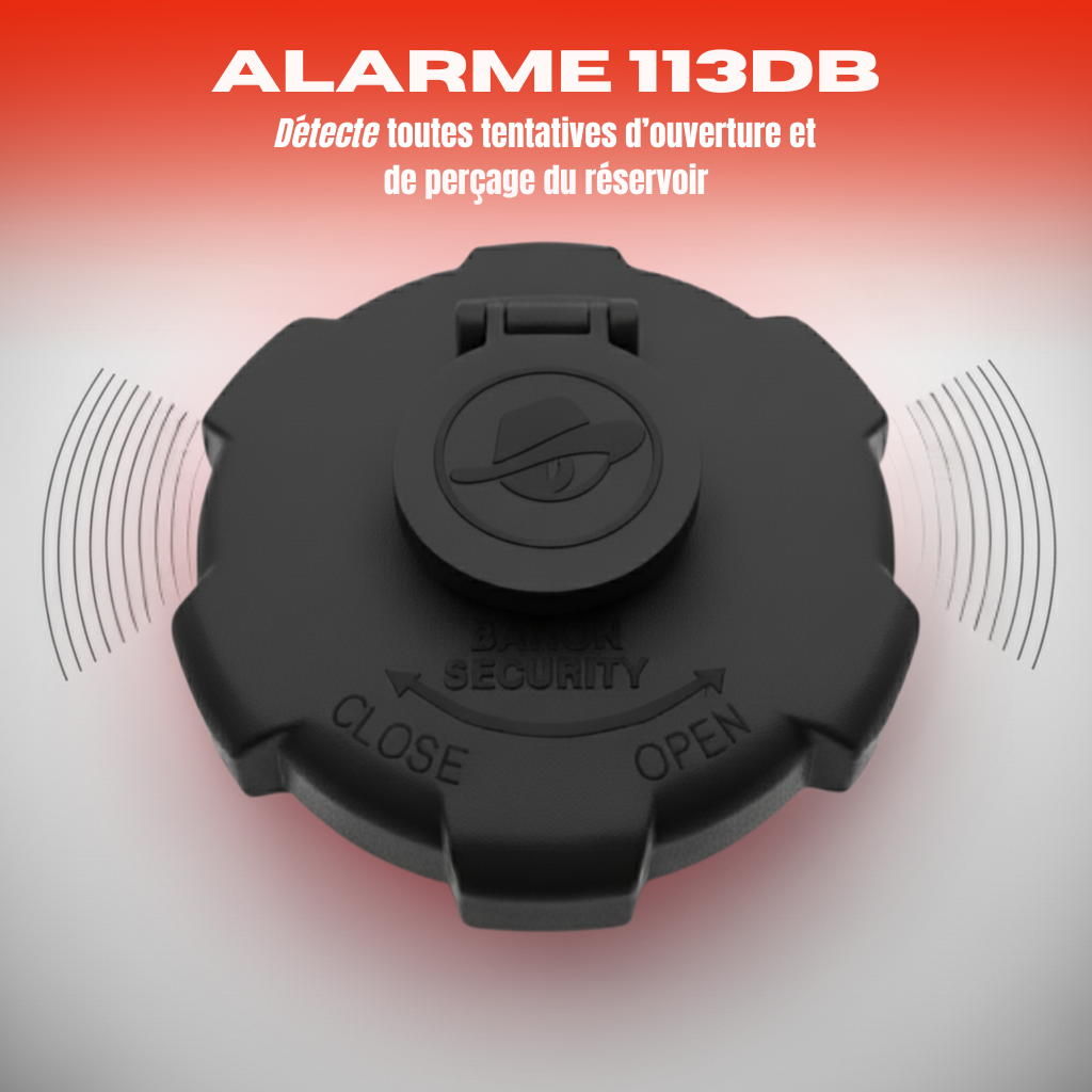 Bouchon Antivol avec Alarme Ø80MM